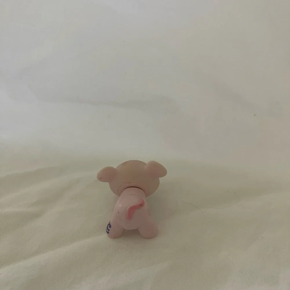 Littlest Pet Shop # 1412 Mouse Light Pink With Blue Eyes